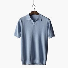 Jochen | Polohemd – Himmelblau