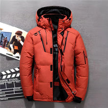 Herren Winterjacke | Steppjacke Mit Kapuze Und Taschen – Rot