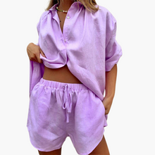 Mila | Set mit Top und Shorts – Lila