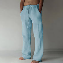 Daxter | Herren Stilvoll Sommerhose | Leicht – Hellblau
