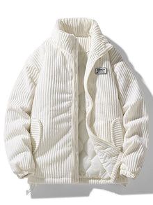 Freddy™ - Klassische Cordjacke für zeitlose Eleganz – Weiß
