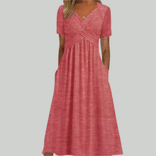 Mirella | Elegantes Kurvenkleid – Rosa