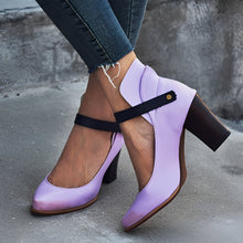 Irene - Stilvolle Sandalen mit klobigem Absatz für Damen – Lila 2