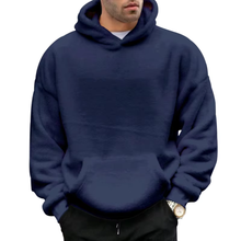 LYON – Der flauschige Unisex-Hoodie für den Herbst – Marineblau