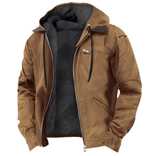 Adrian - Warme und strapazierfähige Jacke – Braun
