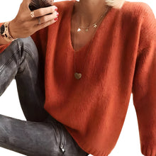 Dorris - Bequemer und kuscheliger Pullover – Orange