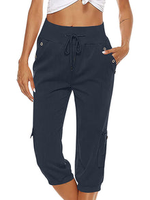 Komfortable Damen Freizeithose für den Alltag – Marineblau