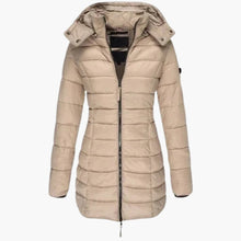 Hanna | Elegante Daunenjacke Luxus – Khaki