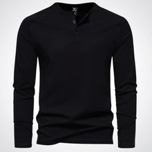 Royal | Exklusive HENLEY Shirt – Schwarz