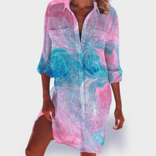 Kallie | Drapiert Kleid – Hell Rosa