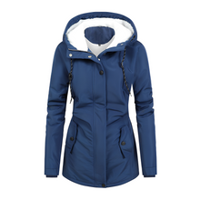 Hilary - Schicke und bequeme Kapuzenjacke – Blau