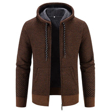 Alarik - Strickjacke für Männer – Orange