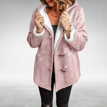 Amanda – Warme Jacke mit Fleecefutter – Rosa