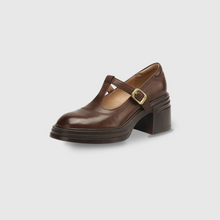 Maral - Pumps Mit Klobigem Blockabsatz – Braun