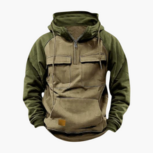 Bernd | Half-Zip Hoodie – Khaki