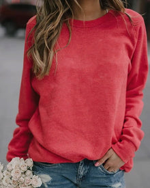 Klassischer Pullover | Lässiger Schnitt | Weiches Material – Rot