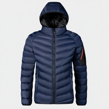 Jaxton - Gefütterte Winterjacke für Männer – Blau