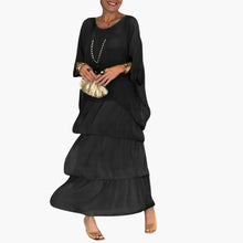 Gisela | Elegantes langes Kleid – Schwarz