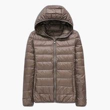 Noor | Winterjacke mit Daunen – Schokolade