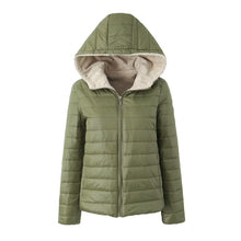 Gesteppte Pufferjacke für Frauen - Sofiane – Militärgrün