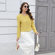 Elegante Damenjacke mit französischer Passform - Colette – Gelb