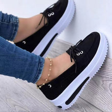 LoftEase™ – Modische Plateau-Loafers für Damen mit Komfortabsatz – Schwarz