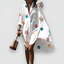 Kleid mit Print | Lockerer Schnitt | Sommerlicher Flair – Multicolor
