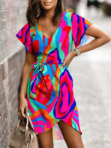 Emma - Elegantes Sommerkleid, Festliche Anlässe – Bunt 1