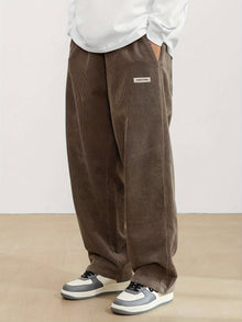 Herren Cordhose mit Taschen – Braun