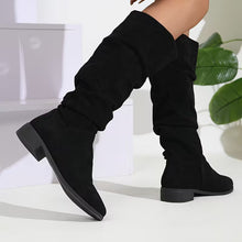 Joliza – Lässige, Wadenhohe Stiefel MIT Niedrigem Absatz – Schwarz