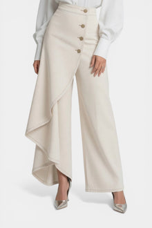 Marites - Sculpt-Jeans mit Hoher Taille – Beige
