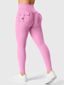 Zerovix | Atmungsaktive Leggings für Damen Sommer Fit – Rosa
