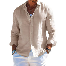 Félicien - Angenehmes langärmeliges Poloshirt – Beige