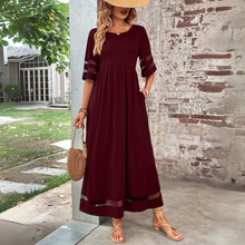 Aubrée | Figurumschmeichelndes Midi-Kleid – Rot