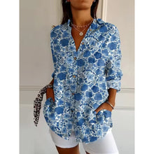 Arahmeshelle - Klassische Bluse Bedruckt Elegant – Mehrfarbig 4