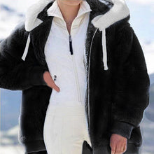 Clayton | Die bequemste Winter-Plüsch-Kapuzenjacke – Schwarz