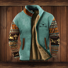 Outdoor Fleece Jacke | Warm Gefüttert | Weiche Struktur | Ideal für Abenteuer – Blau