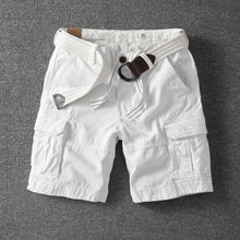 Lorthan - atmungsaktive Cargoshorts – Weiß