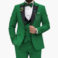 Stylisher Slim Fit Anzug - moderner Look für Herren zur Hochzeit – Hellgrün