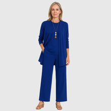 Kirsten | Damen Minimalistisches Dreiteiliges Lounge Set – Blau