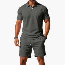 Chamikara - Elegantes Polo Set – Grau