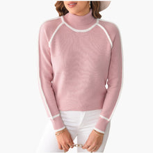 Julia | Kuscheliger Turtleneck-Pullover für Damen – Rosa