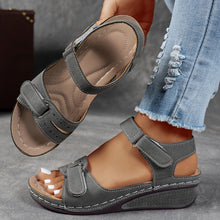Janet | Orthopädische Comfort Flex-Sandalen – Grau
