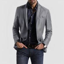 George - Stilvoller Herrenblazer mit Zweiknopfverschluss – Grau