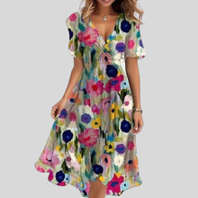 Naomie – Elegantes Sommerkleid für Frauen – Mehrfarbig