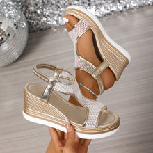 Pamelia - Orthopädische Keilsandalette – Weiß