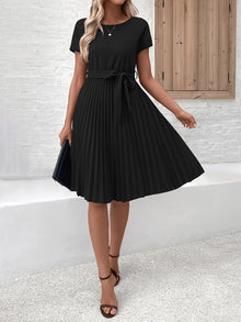 Morgan™ – Damenkleid Elegant Mit Fließendem Schnitt für Vielseitige Anlässe – Schwarz