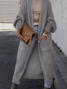 Eleganter Damen-Cardigan für die Herbstsaison 2024 – Grau