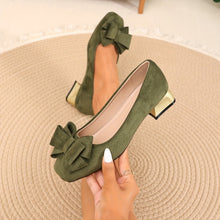 Aleraen - Modische Absatzschuhe für die Freizeit – Militärgrün