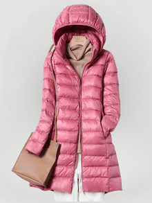 Norlina | Ultraleichte Jacke für stilvolle Wärme – Hellpink
